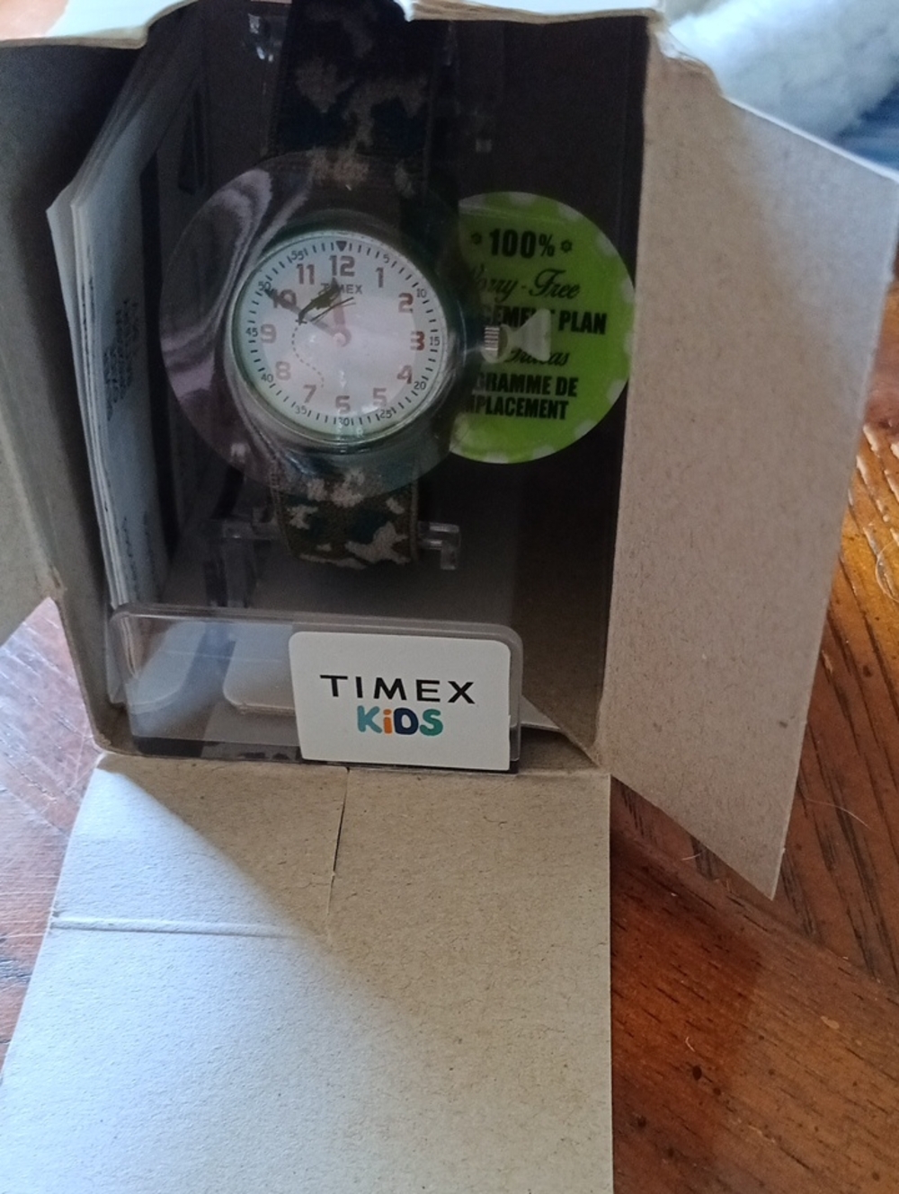 Timex Kids Green Camouflage Analog Watch